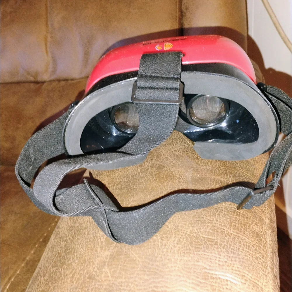 Red VR Headset